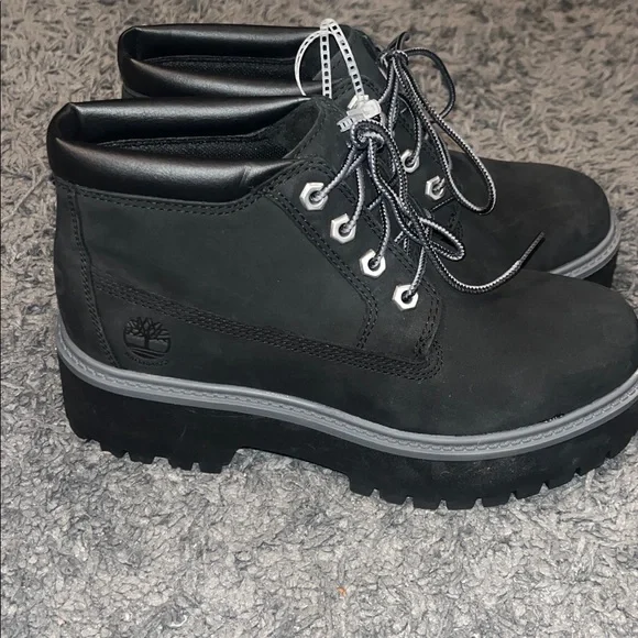 🥾🖤Timberland Women's Stone Street Platform Waterproof Chukka Boot - Picture 5 of 8